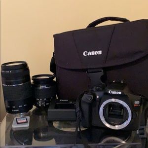 Canon EOS Rebel T6 (FULL SET W/ 2 LENSES)